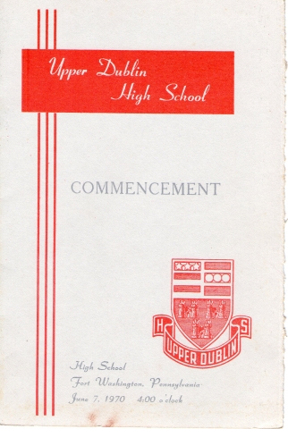 CLASS OF 1970 COMMENCEMENT PROGRAM